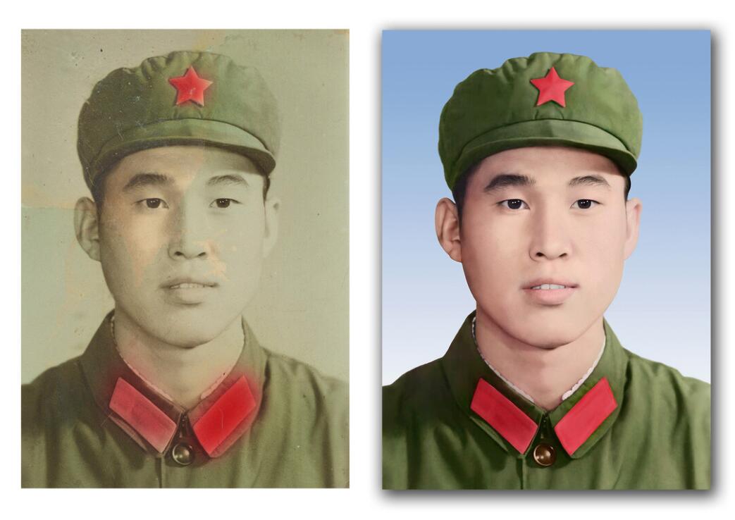 奉化破损照片修复-18